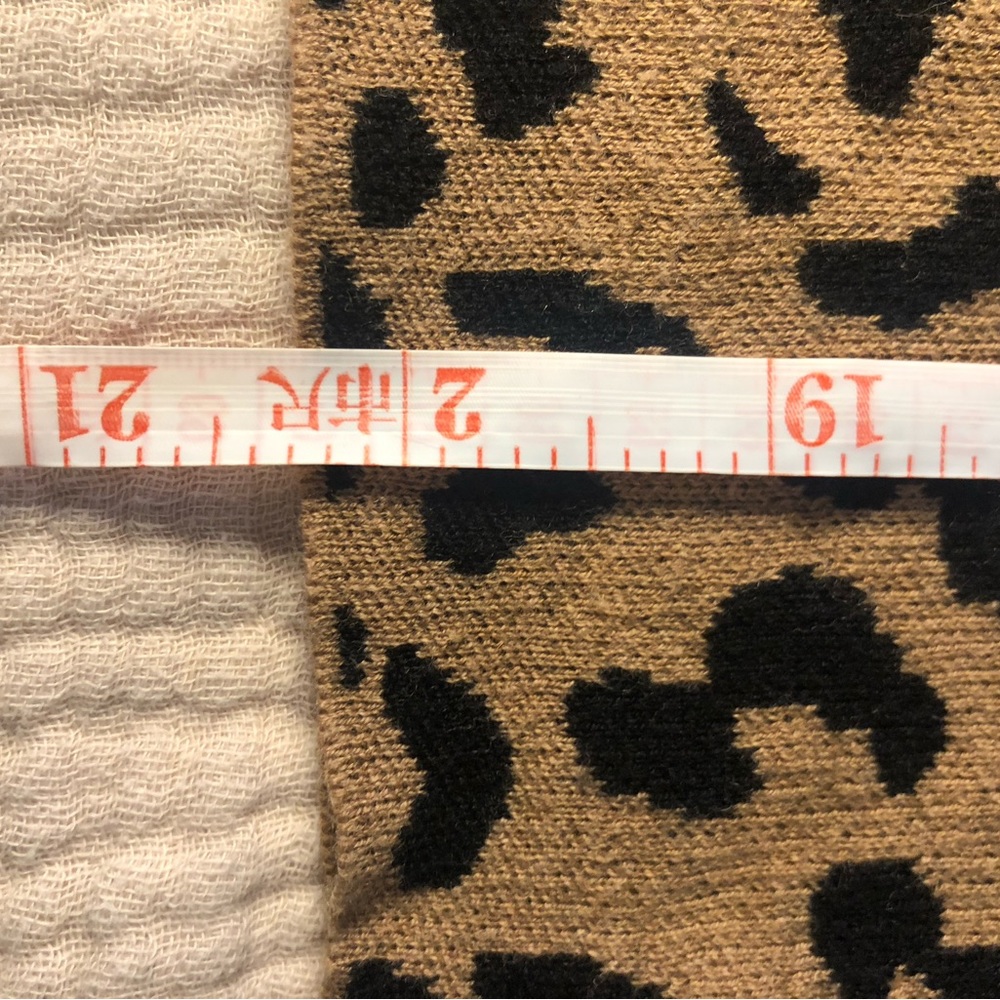 Jcrew Leopard Print Open Front Blazer Size Xs - image 7